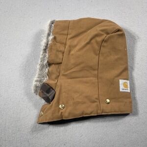 Vintage Carhartt Jacket Mens Large Detachable Hood Faux Fur Lined Work USA 90s
